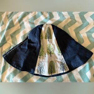 Zen Toc- Bucket Hat w/ hand stitched details, Navy, OneSize